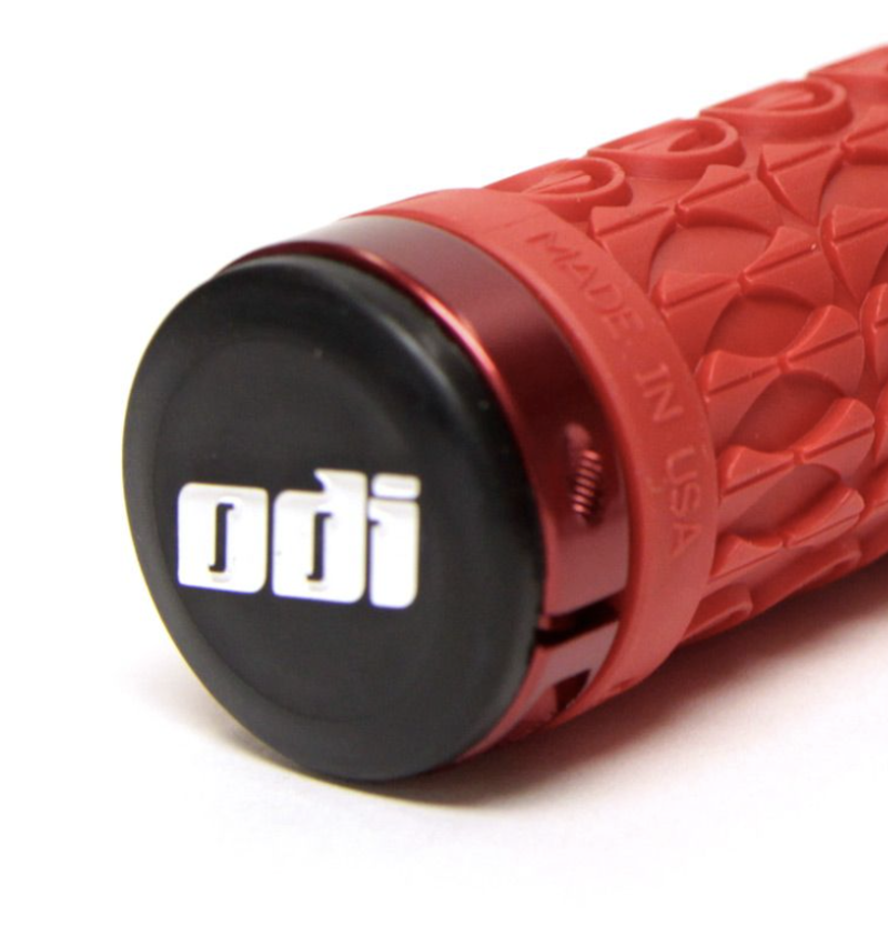 ODI SDG MTB Lock-On MTB Handlebar Grips 130mm Red/Black-3